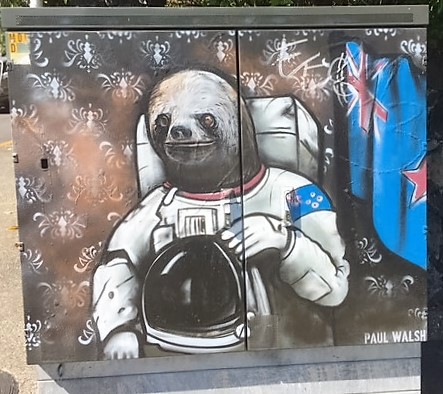 Post Card From Auckland – Telephone Box Street&nbsp;Art