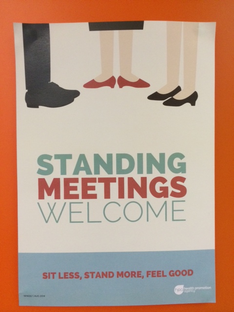 Stand Up Meetings All Part Of The Health Regime