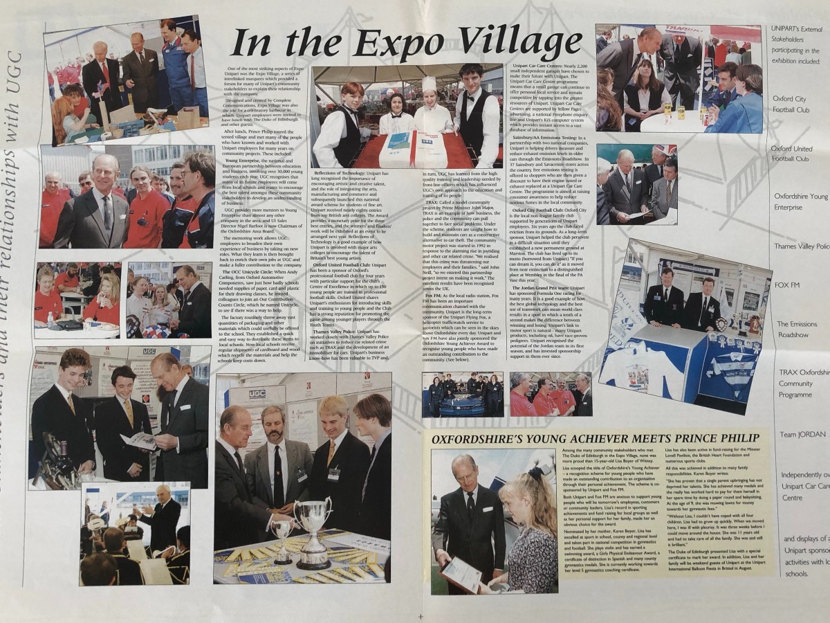 5S Find – Unipart Newsletter For Prince Phillip Visit&nbsp;1995