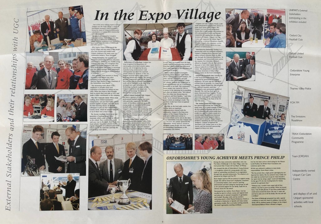 5S Find – Unipart Newsletter For Prince Phillip Visit&nbsp;1995