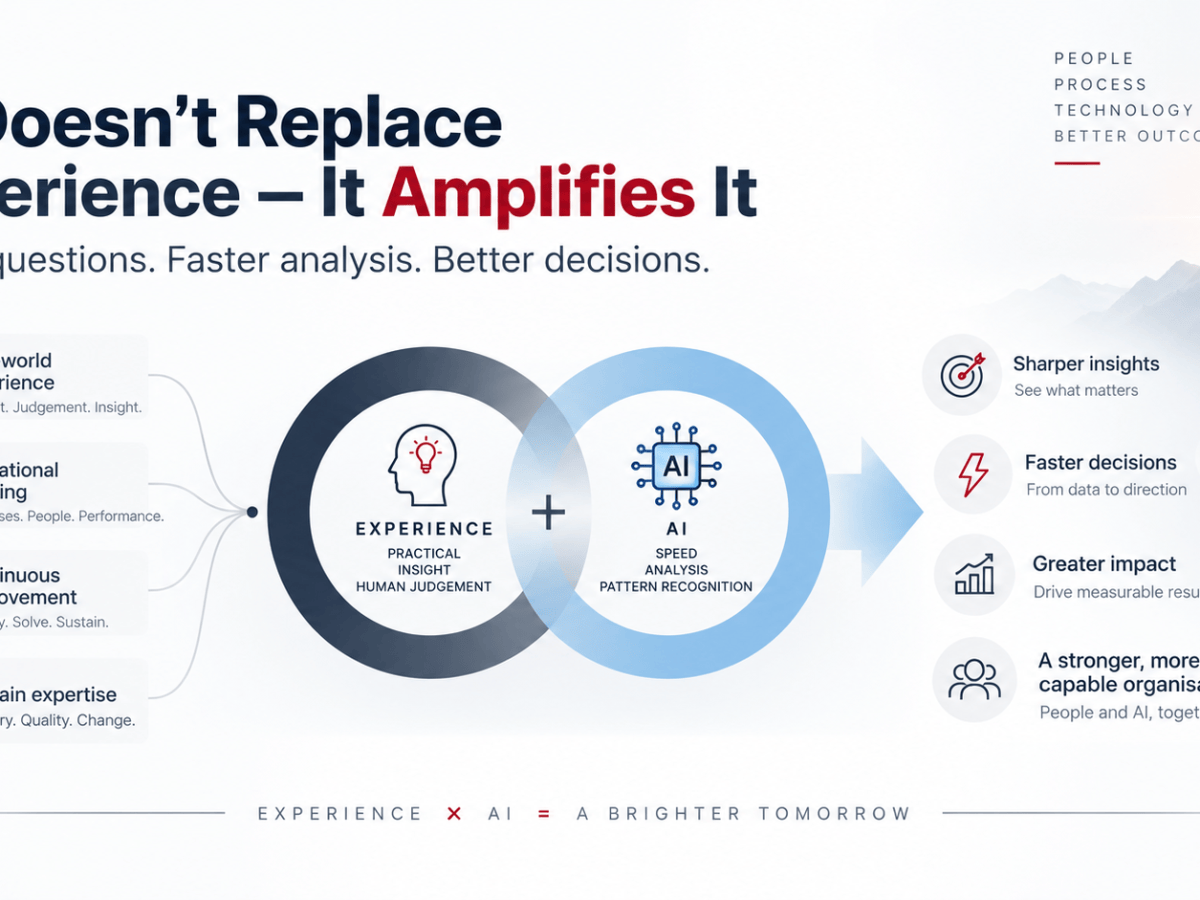 AI Doesn’t Replace Experience – It Amplifies&nbsp;it